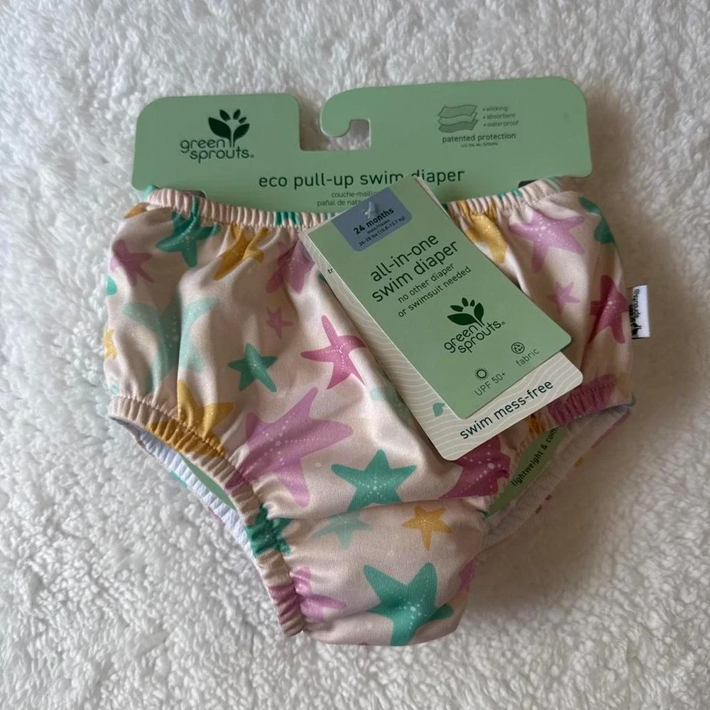 Green sprouts swim diaper